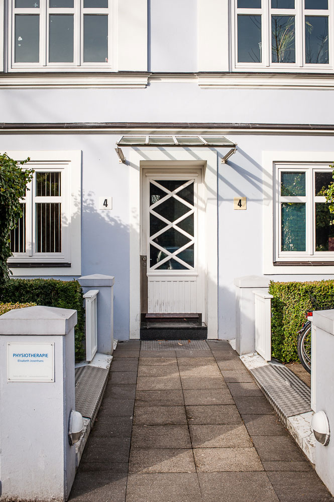 Außenansicht der Physiopraxis Josenhans in Hamburg